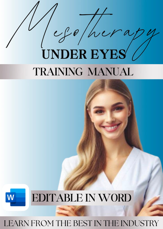 Under-eye Mesotherapy Editable Training Manual